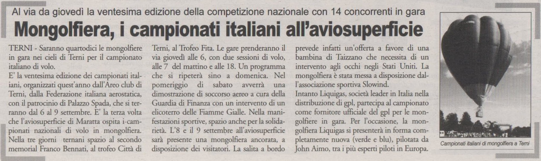 Il Giornale Dell'Umbria - 04 Settembre 2007